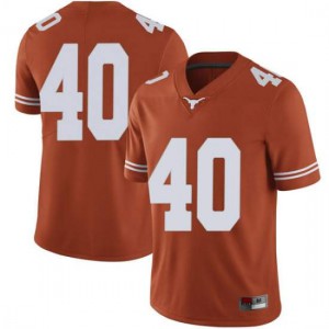 Men Texas Longhorns Ayodele Adeoye #40 Limited Orange Football Jersey 360361-703