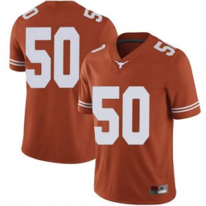 Men Texas Longhorns Byron Vaughns #50 Limited Orange Football Jersey 995795-453