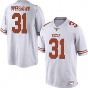 Men Texas Longhorns DeMarvion Overshown #31 Replica White Football Jersey 503024-649