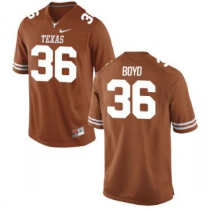 Men Texas Longhorns Demarco Boyd #36 Limited Tex Orange Football Jersey 959867-276