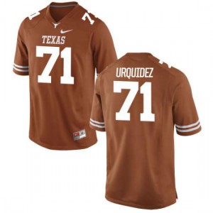 Men Texas Longhorns J.P. Urquidez #71 Authentic Tex Orange Football Jersey 266656-511