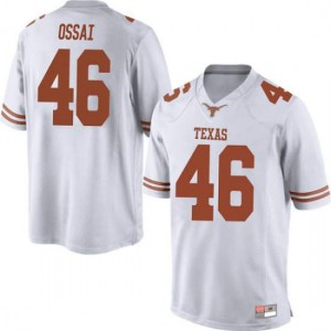 Men Texas Longhorns Joseph Ossai #46 Replica White Football Jersey 644587-466