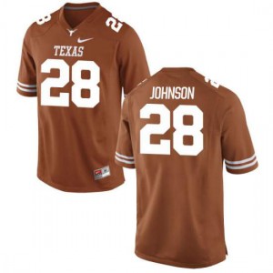 Men Texas Longhorns Kirk Johnson #28 Game Tex Orange Football Jersey 428310-285