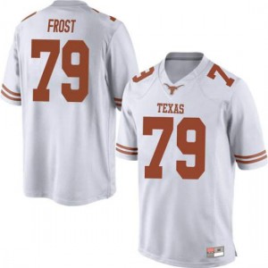 Men Texas Longhorns Matt Frost #79 Game White Football Jersey 701972-564