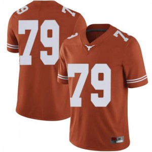 Men Texas Longhorns Matt Frost #79 Limited Orange Football Jersey 380925-916
