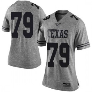 Women Texas Longhorns Matt Frost #79 Limited Gray Football Jersey 163215-265