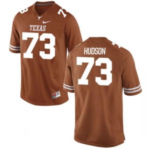 Men Texas Longhorns Patrick Hudson #73 Authentic Tex Orange Football Jersey 170700-884